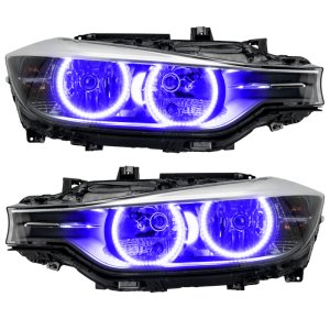 BMW 3 Series Headlight Halo Kit - ORACLE Lighting - LED, SMD - UV/Purple - `12-`13